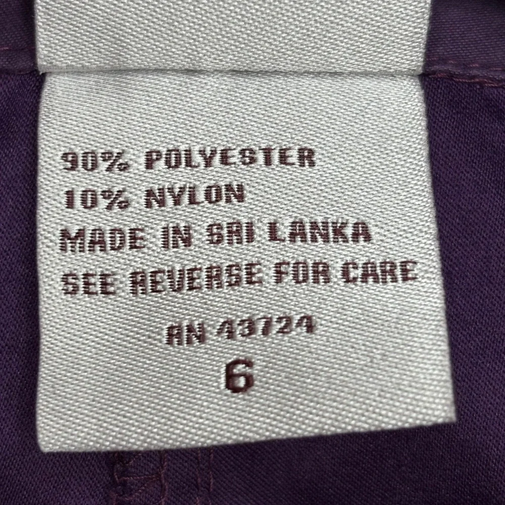 Fairway Outfitters Purple Leaf Print Polo Shirt and Pleated Shorts Golf Set 6 M